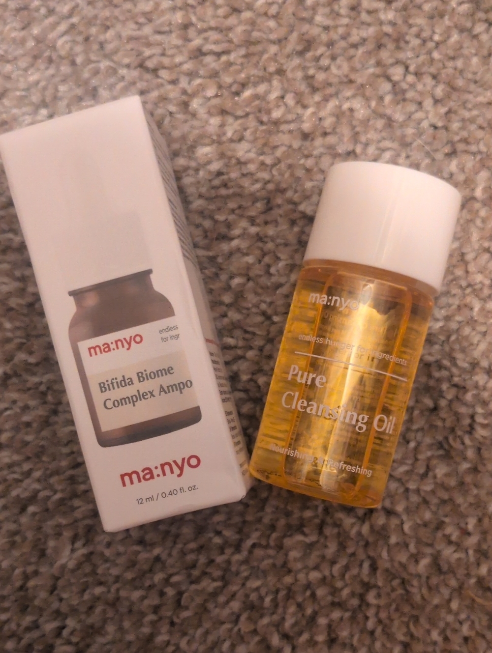 ma:nyo Mini Pure Cleansing Oil And Bifida Biome Complex Ampoule